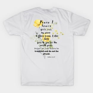 John 14:27 Famous Bible Verse T-Shirt